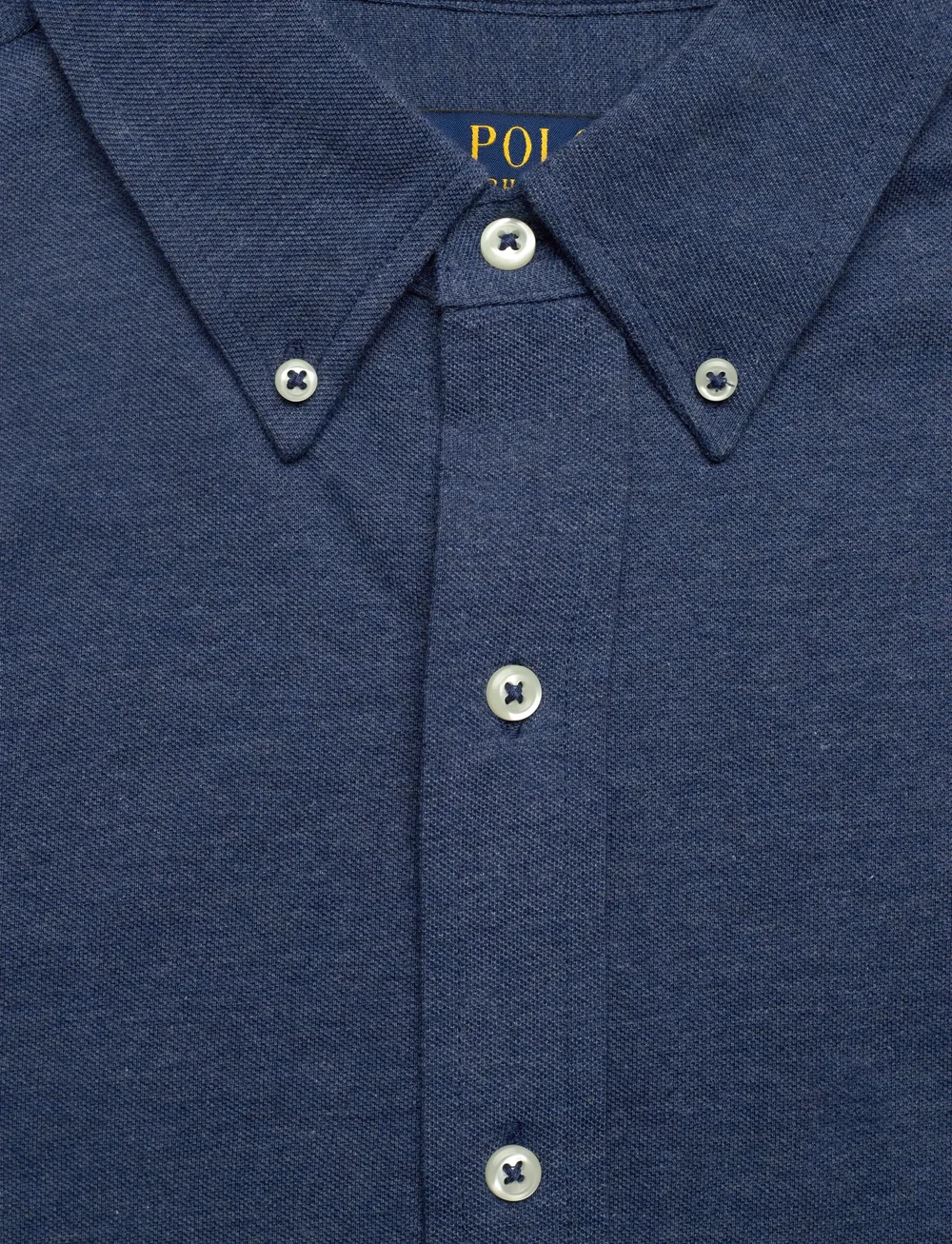 Polo Ralph Lauren - FEATHERWEIGHT MESH-LSL-KNT - laisvalaikio marškiniai - derby blue heathe - 2