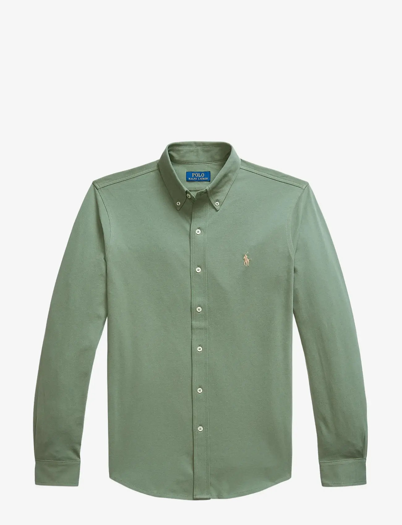 Polo Ralph Lauren - Featherweight Mesh Shirt - basic skjortor - fatigue/c8640 - 1