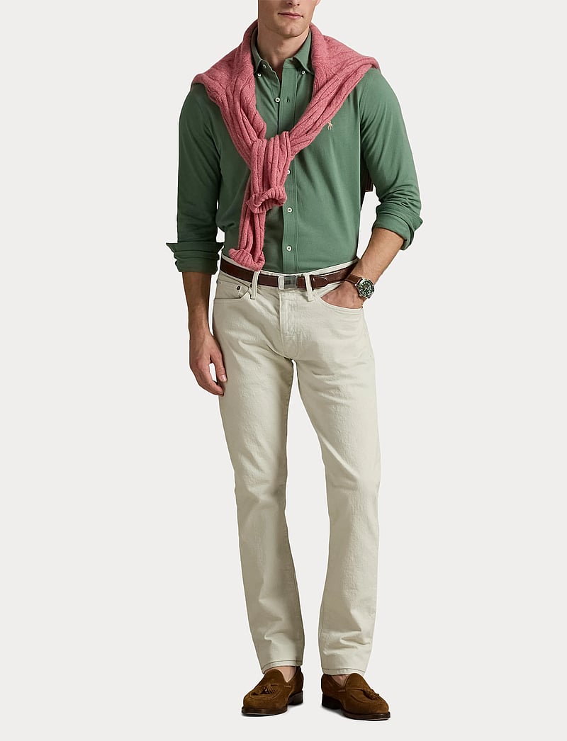 Polo Ralph Lauren - Featherweight Mesh Shirt - basic skjortor - fatigue/c8640 - 4