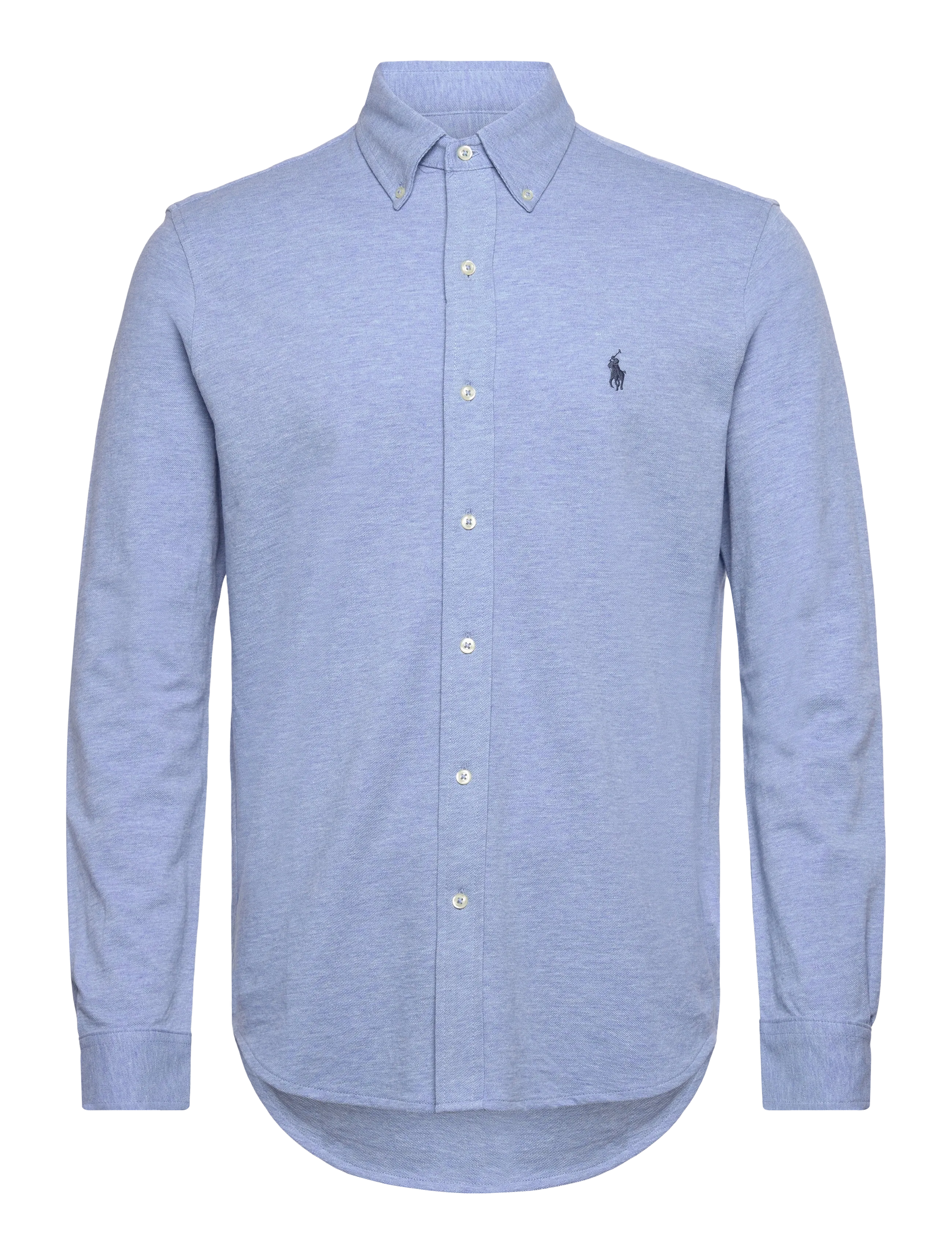 Polo Ralph Lauren FEATHERWEIGHT MESH-LSL-KNT - Basic skjorter - ISLE HEATHER/C794 / blue