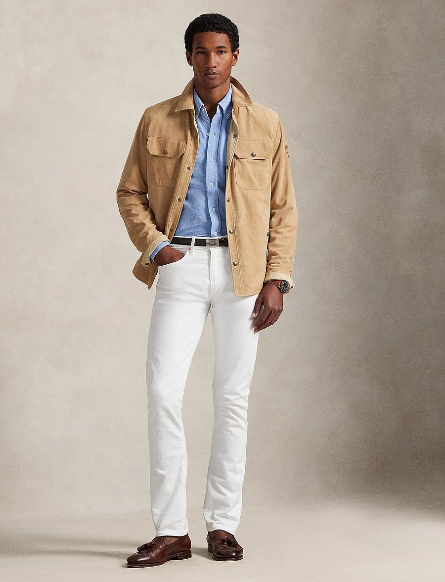 Polo Ralph Lauren - FEATHERWEIGHT MESH-LSL-KNT - oxfordi särgid - isle heather/c794 - 4