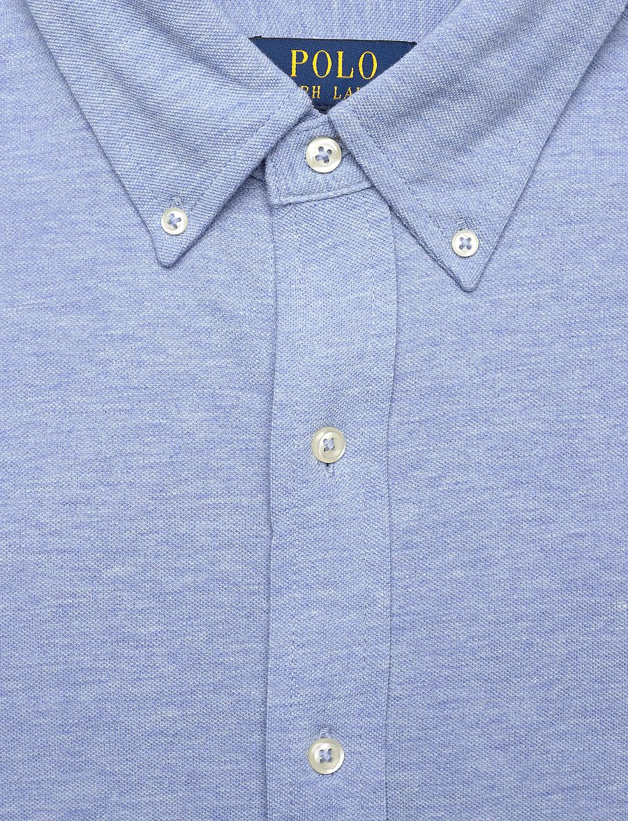 Polo Ralph Lauren - FEATHERWEIGHT MESH-LSL-KNT - oxfordi särgid - isle heather/c794 - 5