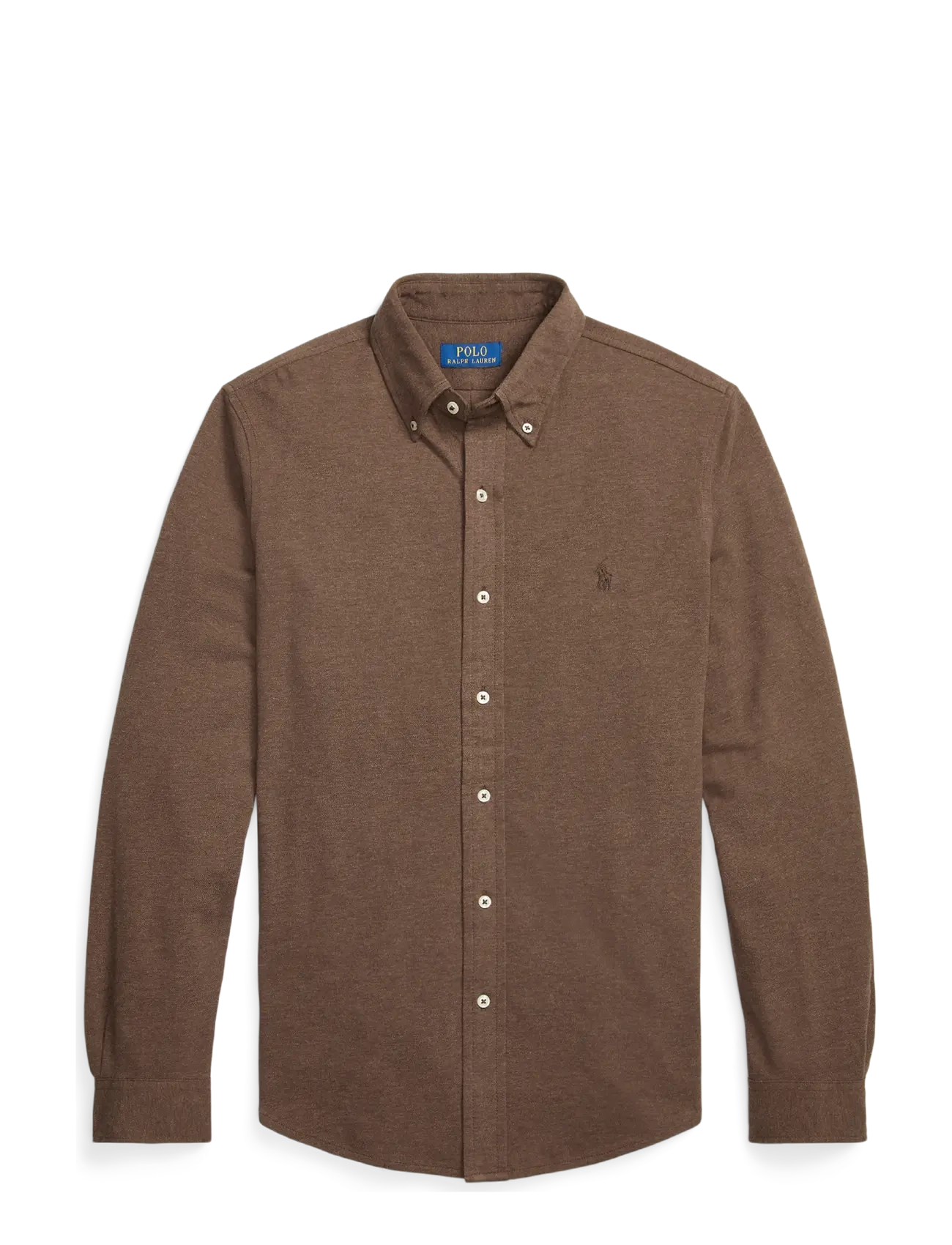 Polo Ralph Lauren - Featherweight Mesh Shirt - oxford-skjortor - nutmeg brown hthr - 1