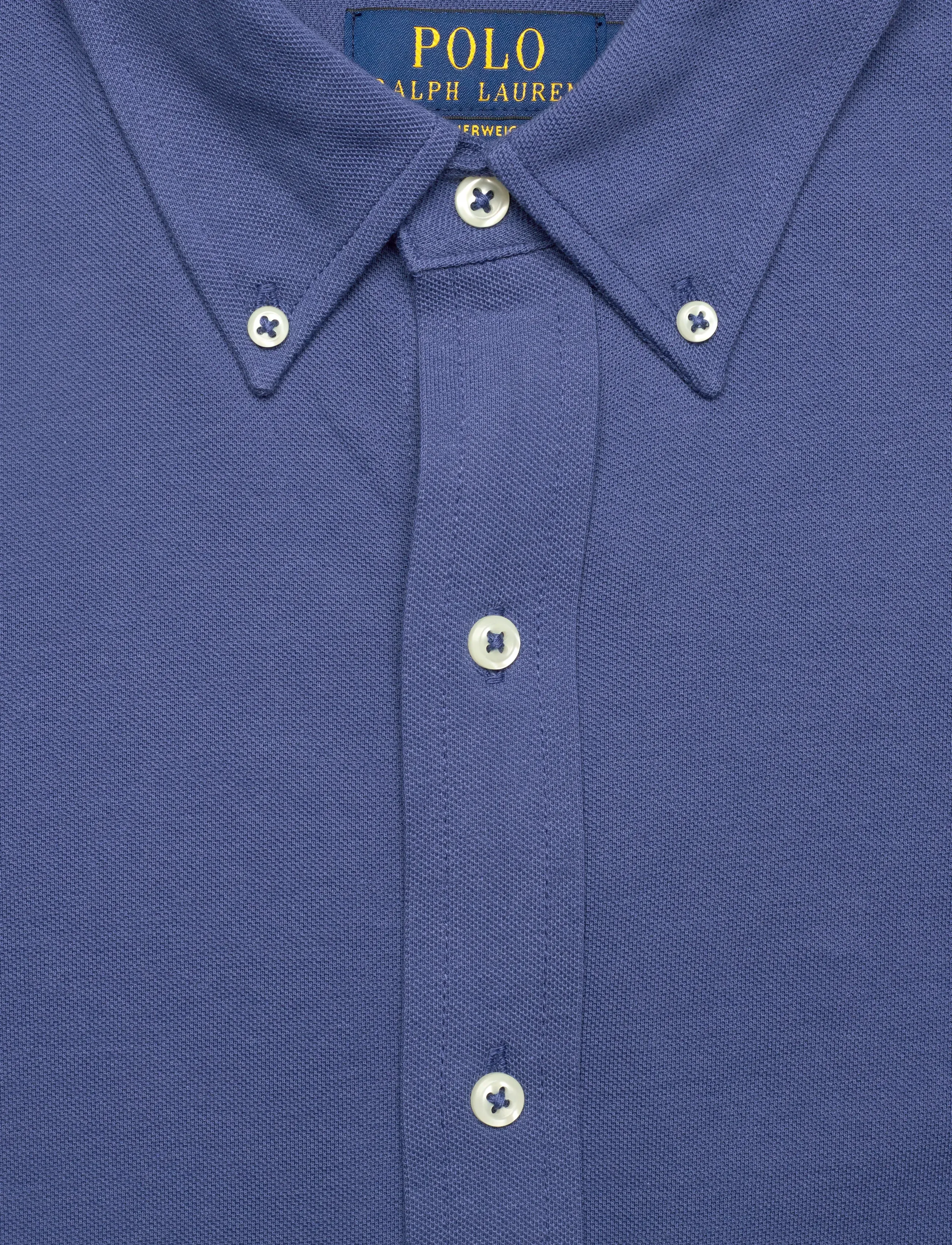 Polo Ralph Lauren - FEATHERWEIGHT MESH-LSL-KNT - oxford skjorter - old royal/c7398 - 2