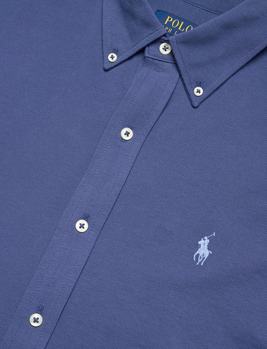Polo Ralph Lauren - FEATHERWEIGHT MESH-LSL-KNT - oxford skjorter - old royal/c7398 - 3