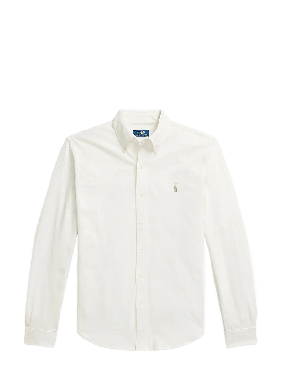 Polo Ralph Lauren - Featherweight Mesh Shirt - pale cream/c8640 - 1