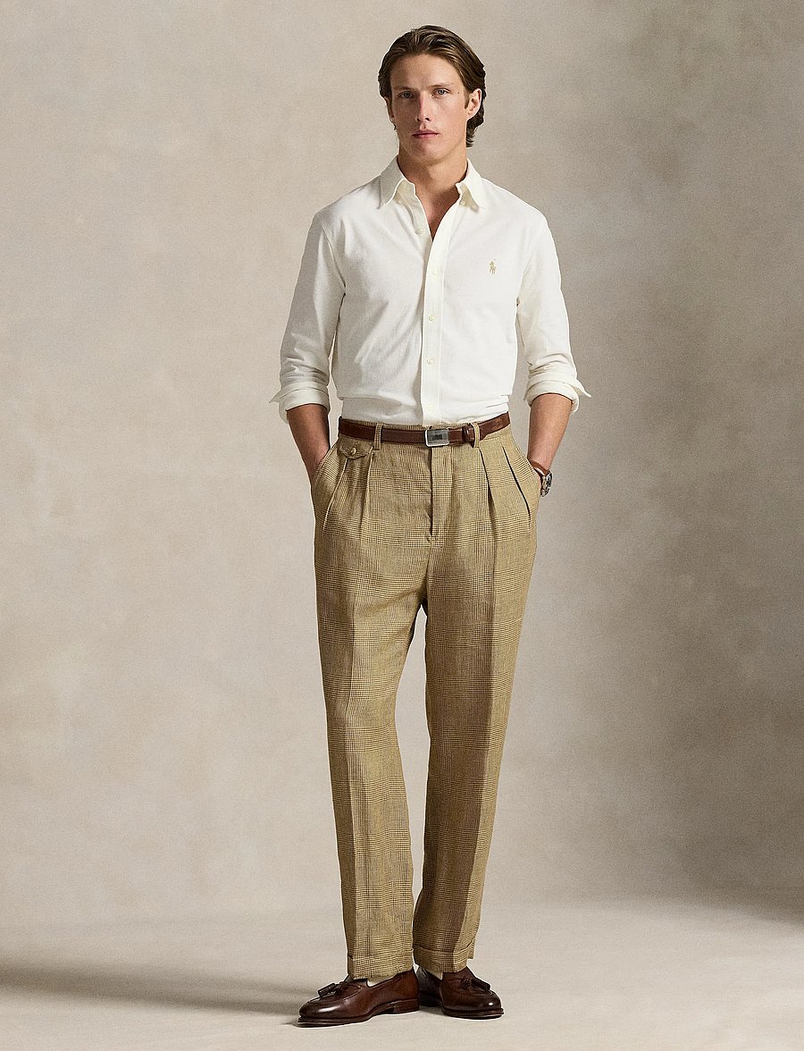 Polo Ralph Lauren - Featherweight Mesh Shirt - pale cream/c8640 - 0