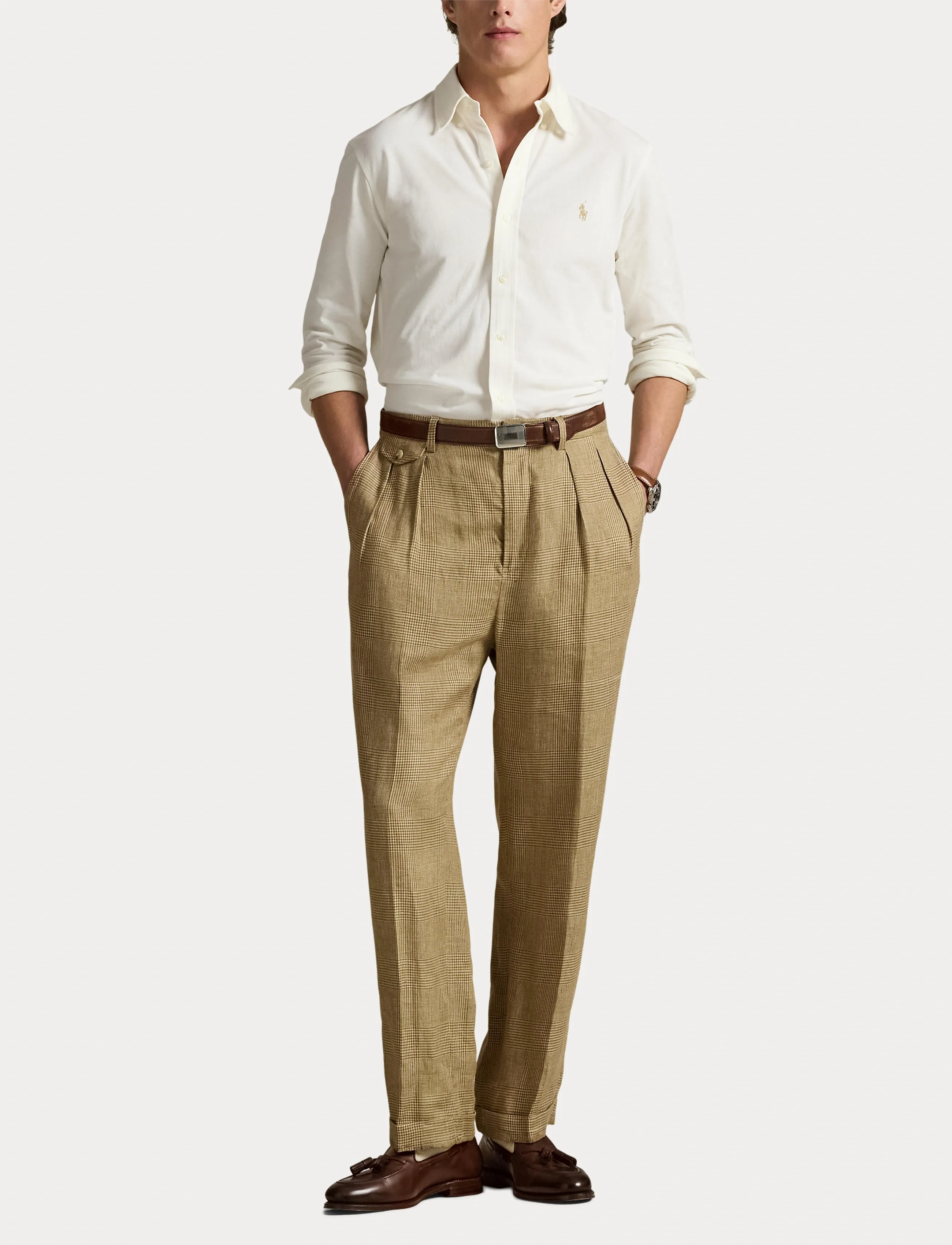 Polo Ralph Lauren - Featherweight Mesh Shirt - pale cream/c8640 - 4