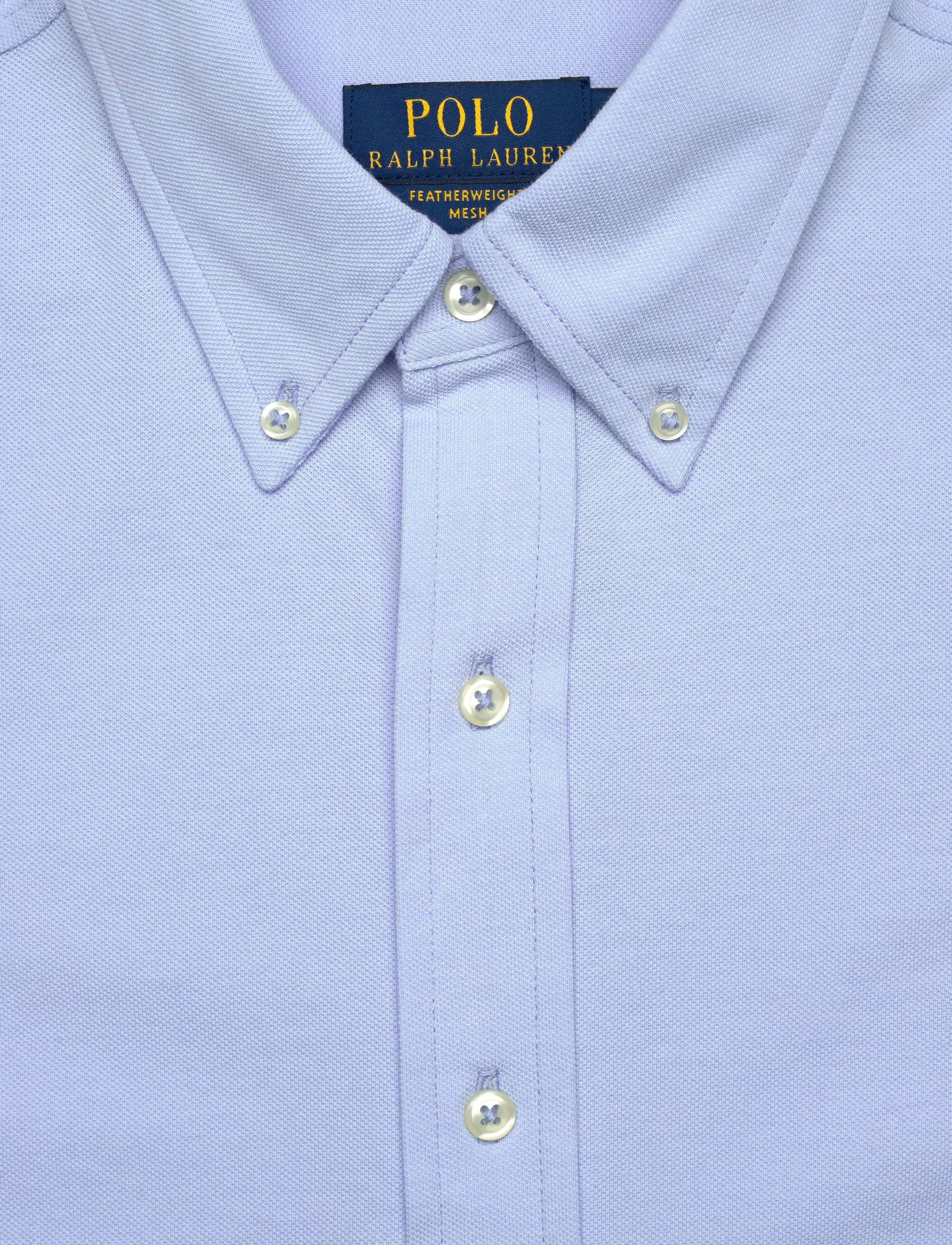 Polo Ralph Lauren - Featherweight Mesh Shirt - pebble blue/c7952 - 2