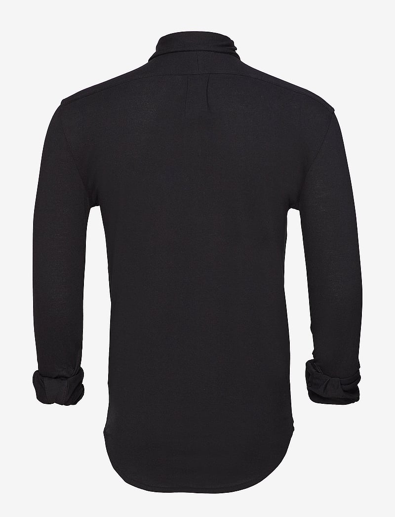 Polo Ralph Lauren - Featherweight Mesh Shirt - oxford shirts - polo black - 1