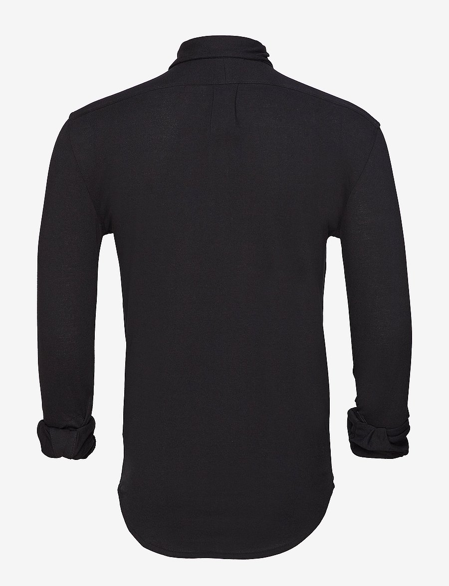 Polo Ralph Lauren - FEATHERWEIGHT MESH-LSL-KNT - oxford-hemden - polo black - 1