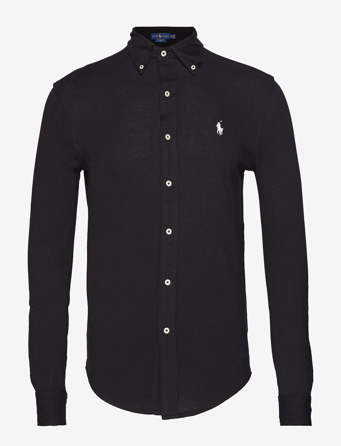 Polo Ralph Lauren - Featherweight Mesh Shirt - oxford shirts - polo black - 2