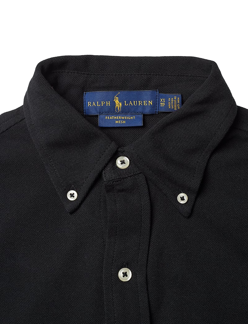 Polo Ralph Lauren - Featherweight Mesh Shirt - oxford shirts - polo black - 3