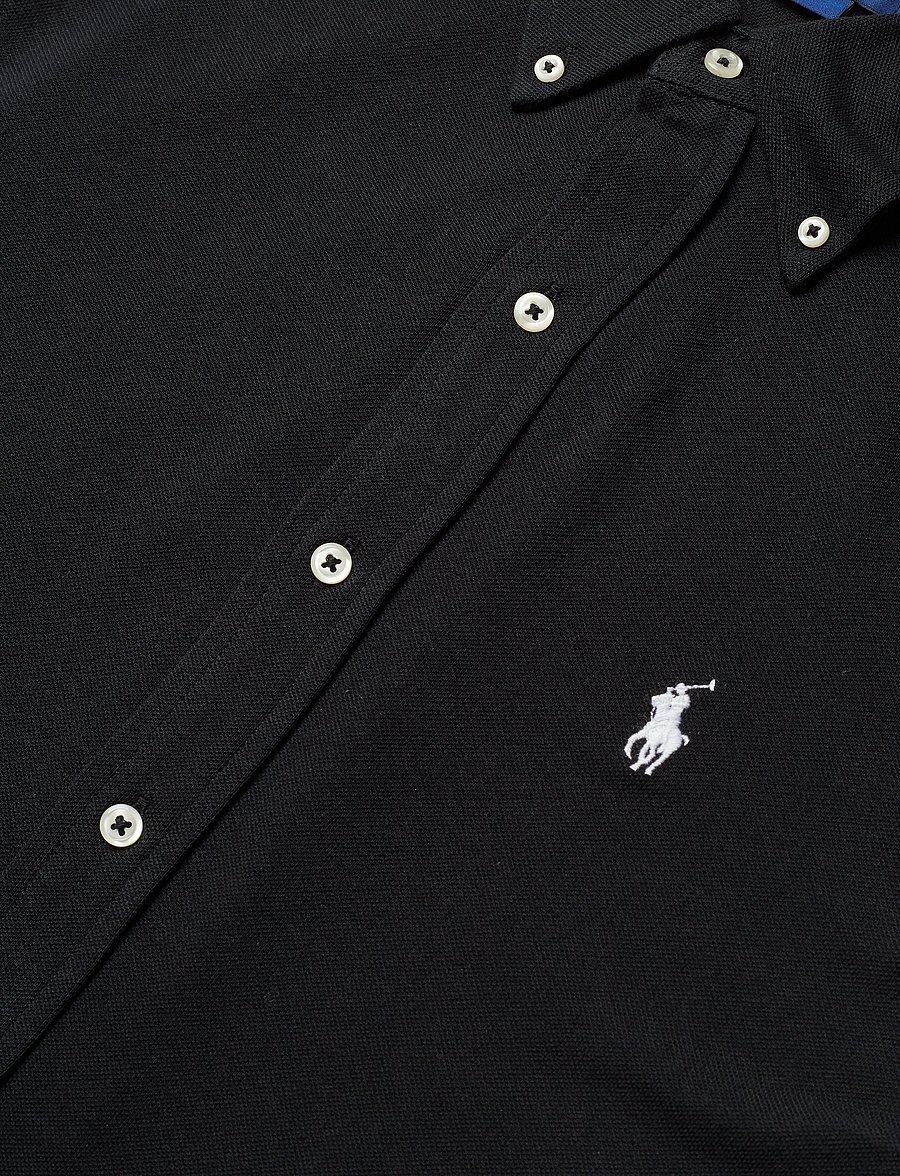 Polo Ralph Lauren - FEATHERWEIGHT MESH-LSL-KNT - oxford-hemden - polo black - 4