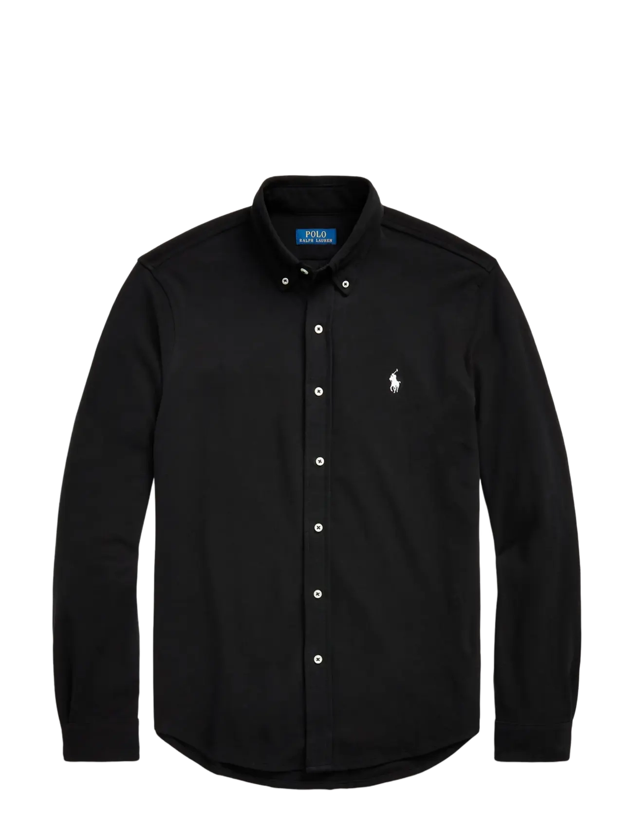 Polo Ralph Lauren - FEATHERWEIGHT MESH-LSL-KNT - oxford skjorter - polo black/c1730 - 2