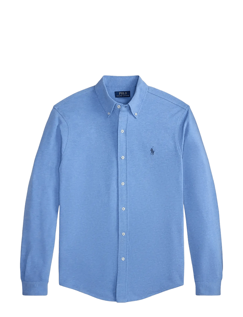 Polo Ralph Lauren - Featherweight Mesh Shirt - basic skjortor - soft royal heathe - 1