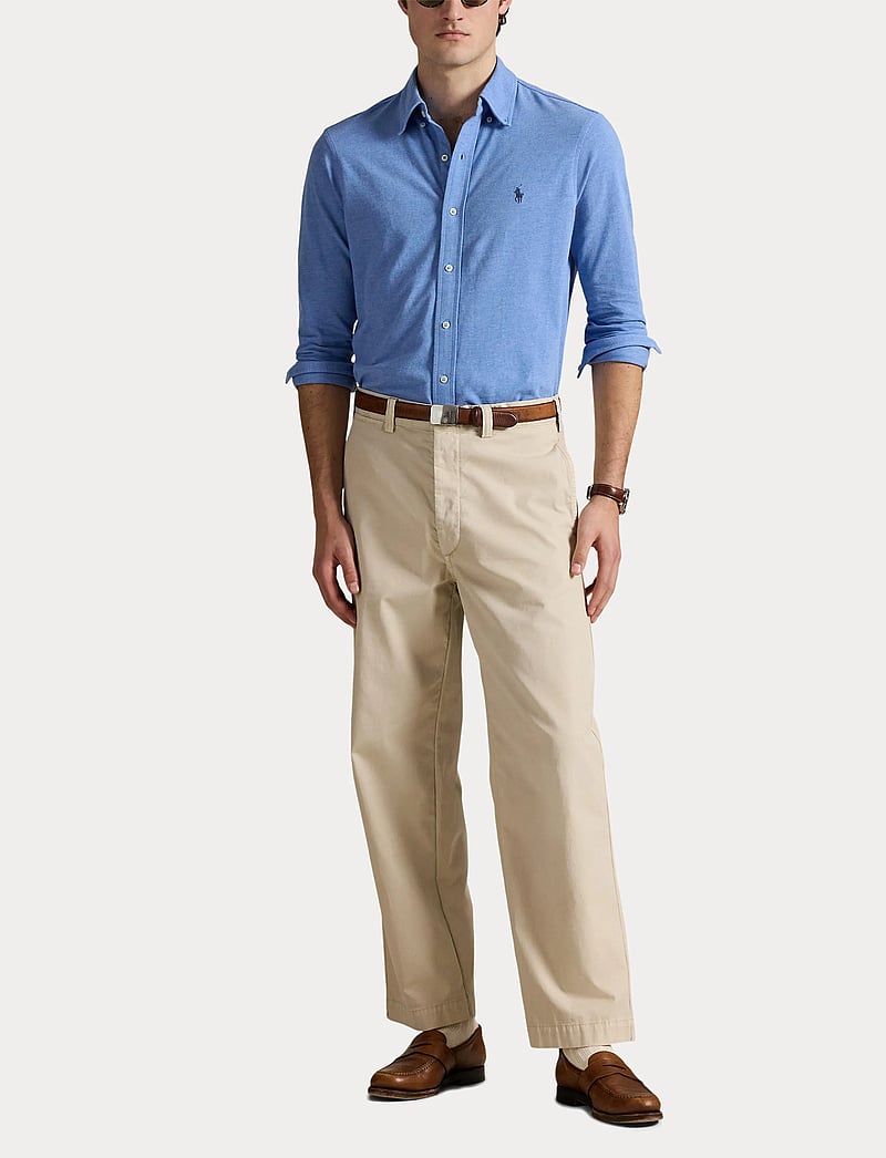 Polo Ralph Lauren - Featherweight Mesh Shirt - basic skjortor - soft royal heathe - 4