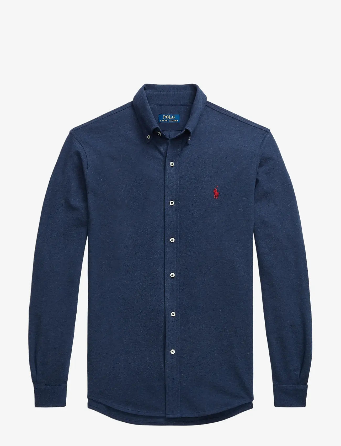 Polo Ralph Lauren - Featherweight Mesh Shirt - oxfordi särgid - spring navy heath - 1