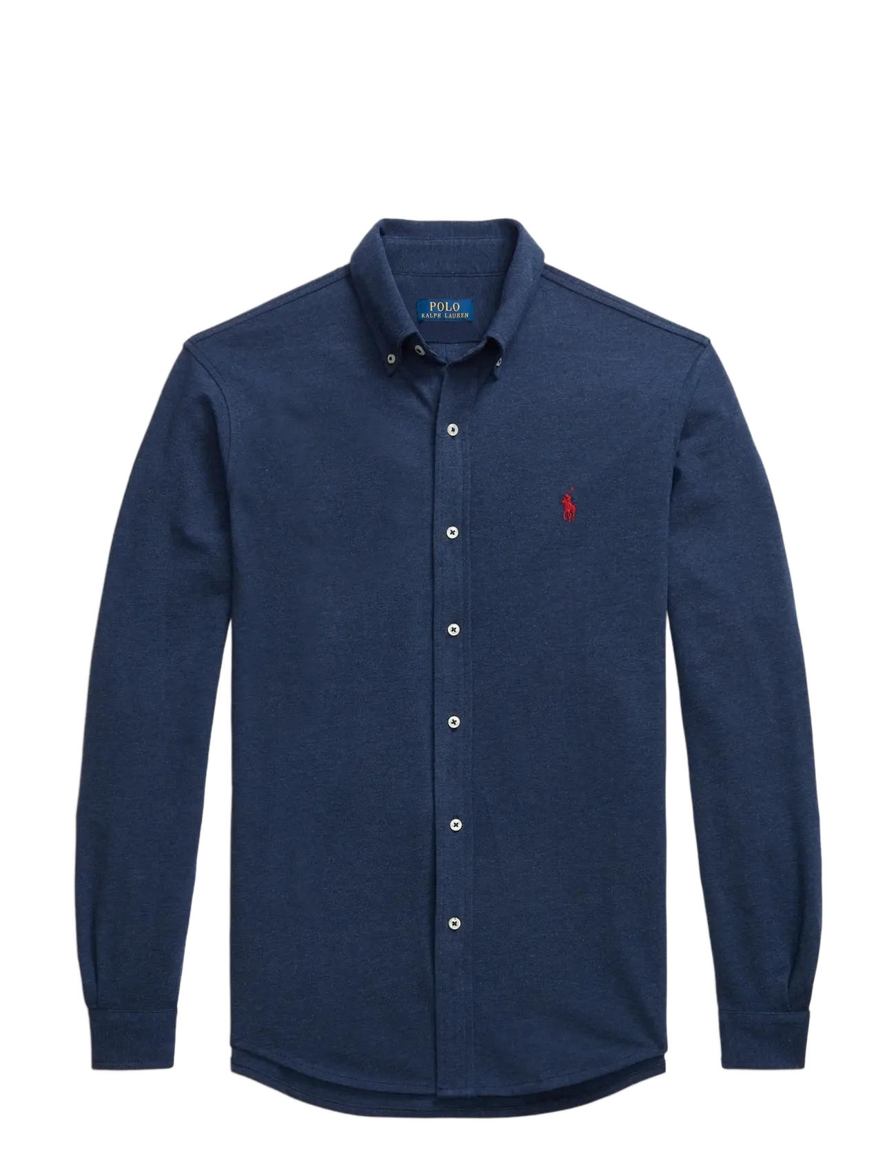 Polo Ralph Lauren Featherweight Mesh Shirt - Kläder - SPRING NAVY HEATH / navy