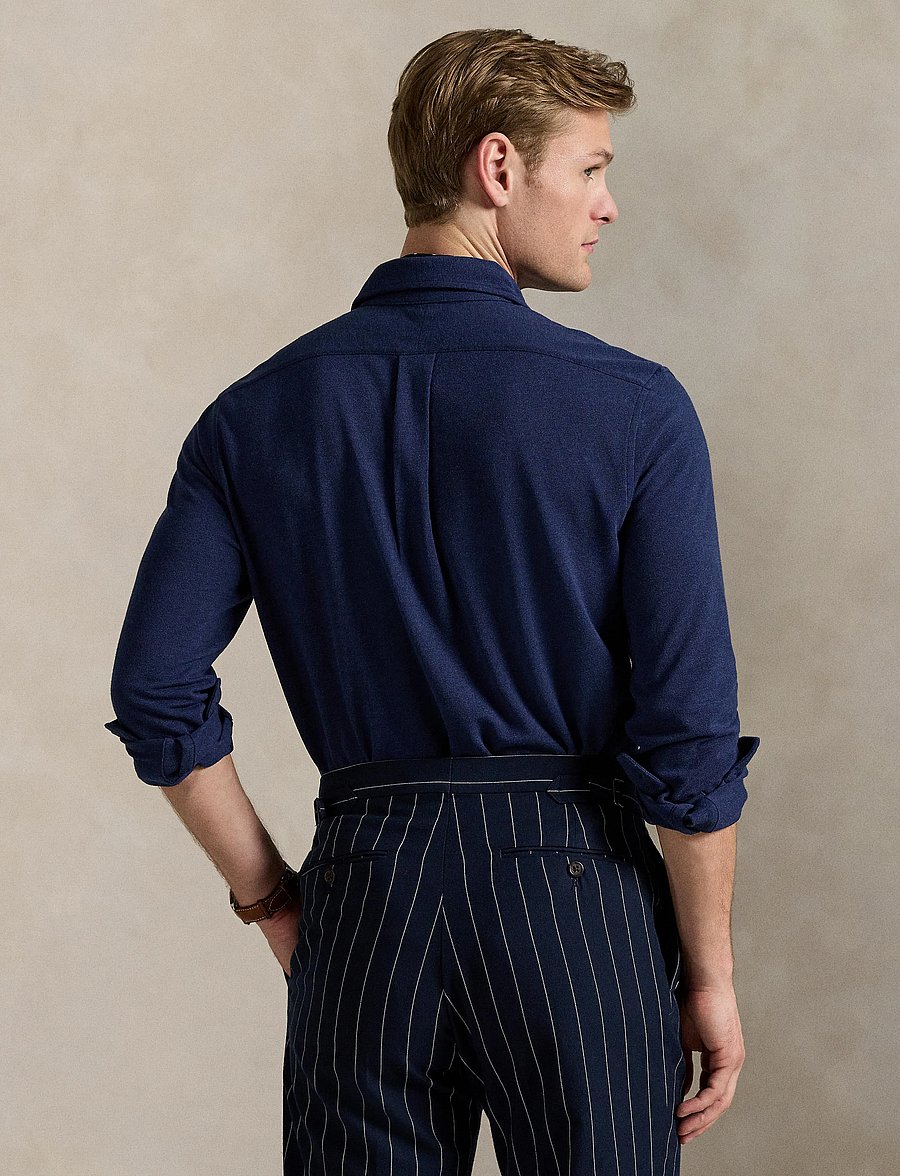 Polo Ralph Lauren - Featherweight Mesh Shirt - oxford-skjortor - spring navy heath - 2