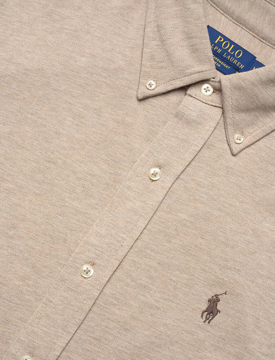 Polo Ralph Lauren - Featherweight Mesh Shirt - tuscan beige heat - 3
