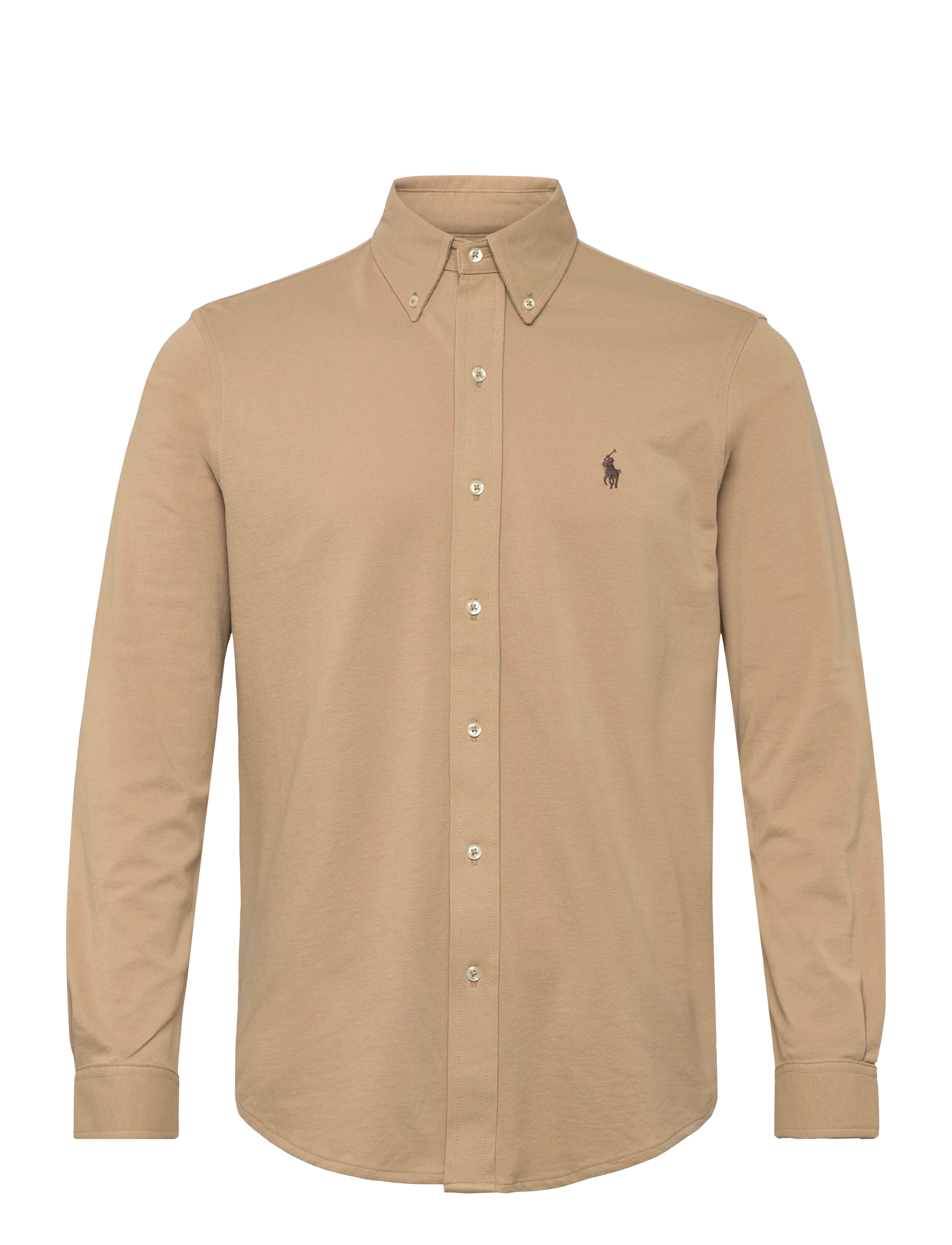 Polo Ralph Lauren - Featherweight Mesh Shirt - oxfordi särgid - vintage khaki/c88 - 0
