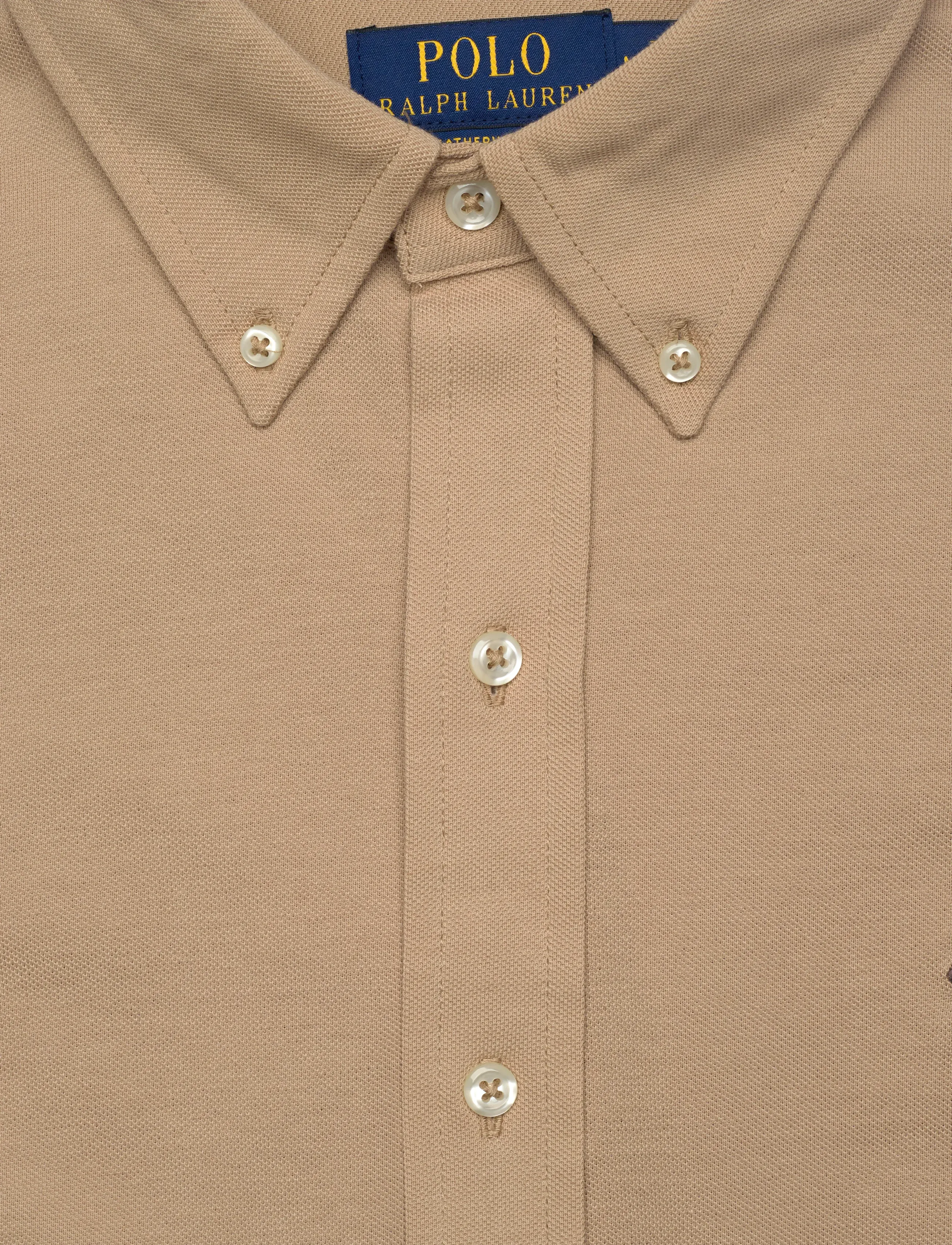 Polo Ralph Lauren - Featherweight Mesh Shirt - vintage khaki/c88 - 2