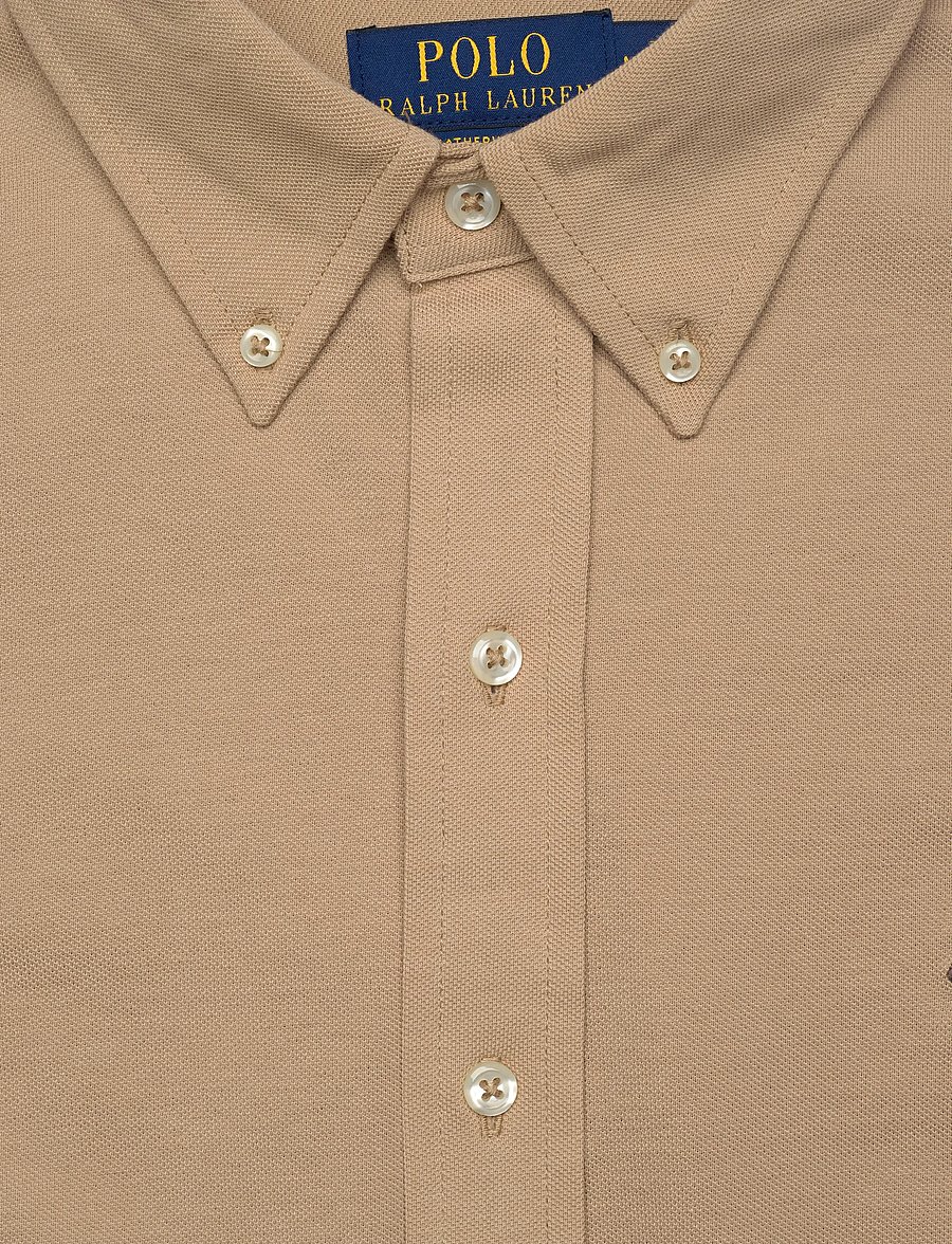 Polo Ralph Lauren - Featherweight Mesh Shirt - vintage khaki/c88 - 2