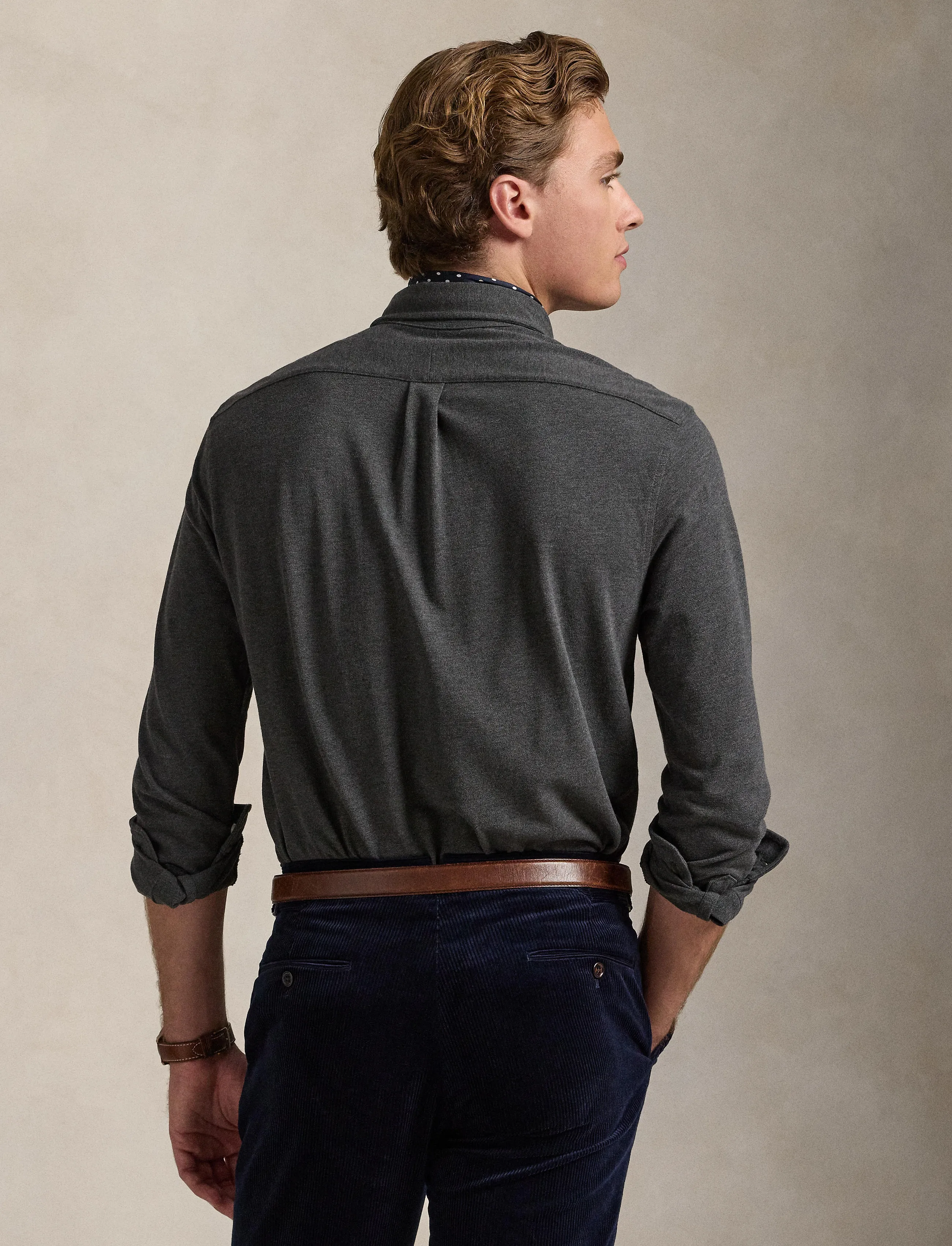 Polo Ralph Lauren - Featherweight Mesh Shirt - oxford-skjortor - windsor heather/c - 2