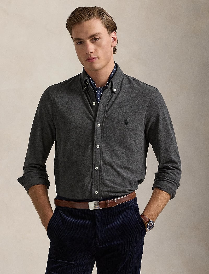 Polo Ralph Lauren - Featherweight Mesh Shirt - oxford skjorter - windsor heather/c - 3