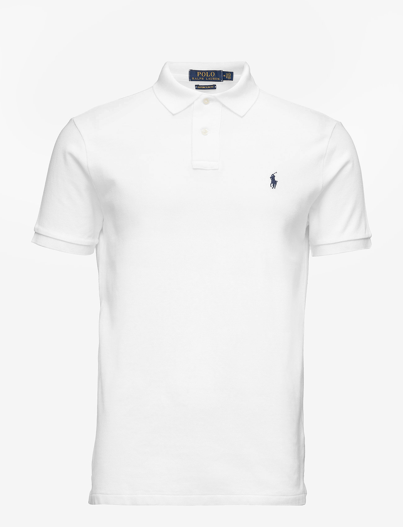 Polo Ralph Lauren - Custom Slim Fit Mesh Polo Shirt - kurzärmelig - white - 1