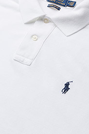 Polo Ralph Lauren - Custom Slim Fit Mesh Polo Shirt - kurzärmelig - white - 3