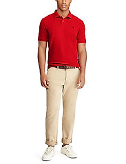 Polo Ralph Lauren - Custom Slim Fit Mesh Polo Shirt - rl2000 red - 4