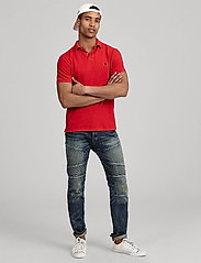 Polo Ralph Lauren - Custom Slim Fit Mesh Polo Shirt - rl2000 red - 5