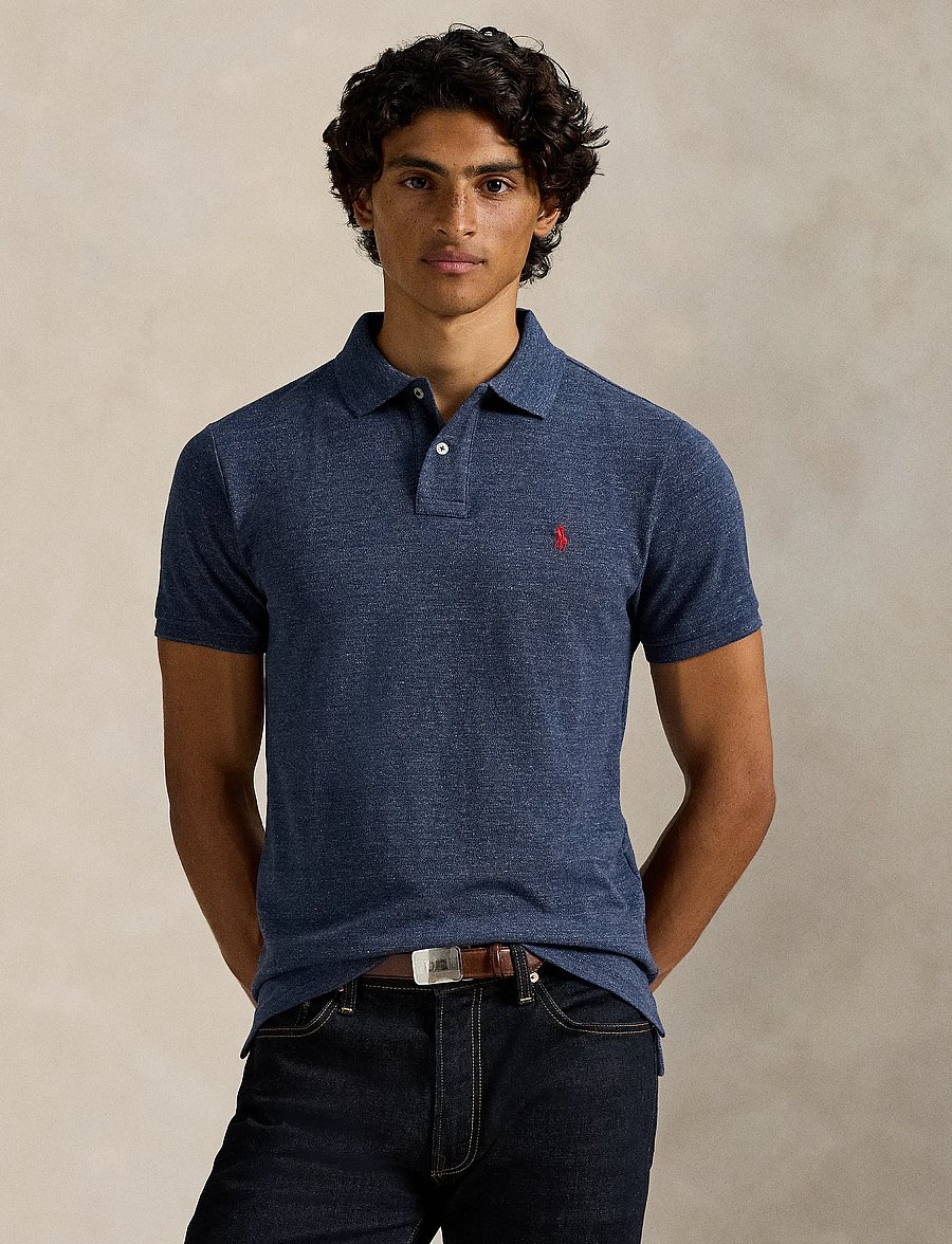 Polo Ralph Lauren - The Iconic Custom Slim Fit Mesh Polo - kurzärmelig - classic royal hea - 0