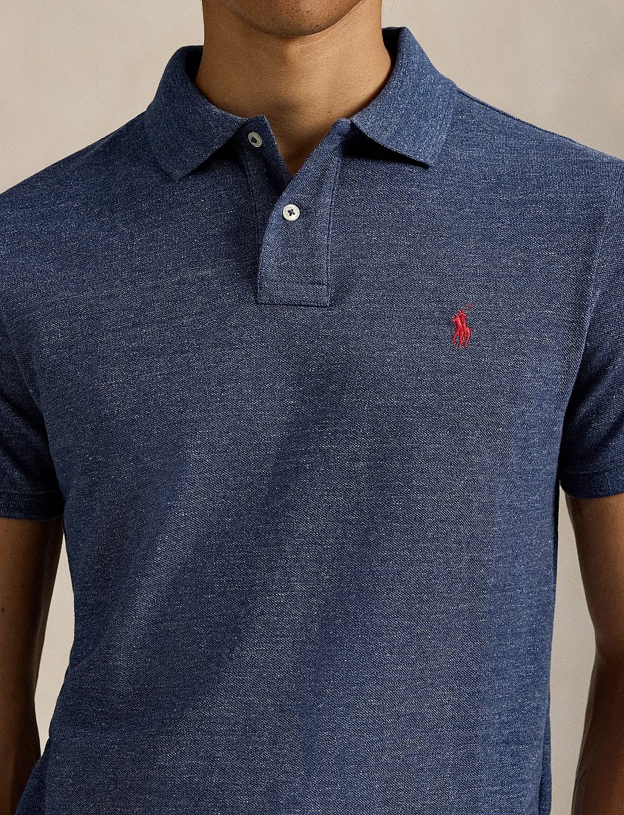 Polo Ralph Lauren - The Iconic Custom Slim Fit Mesh Polo - kurzärmelig - classic royal hea - 5