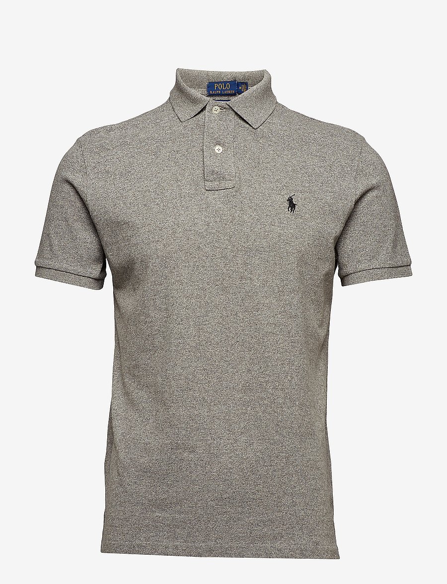 Polo Ralph Lauren - The Iconic Custom Slim Fit Mesh Polo - lühikeste varrukatega polod - canterbury heathe - 1