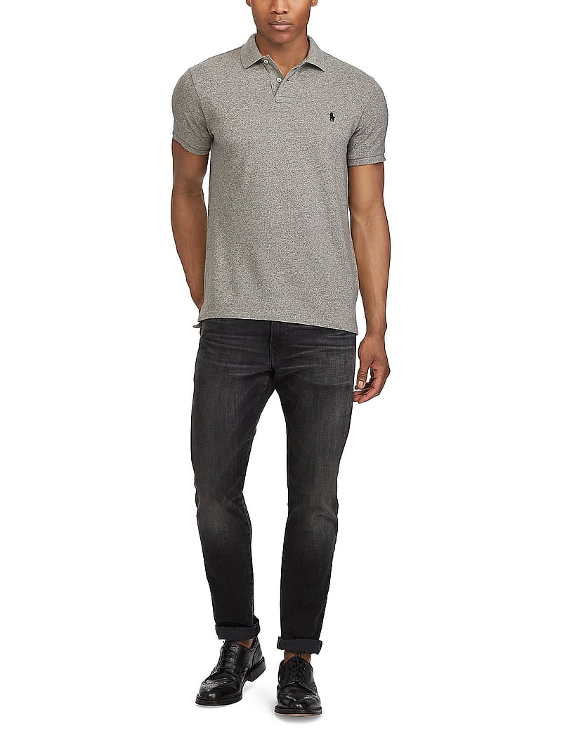 Polo Ralph Lauren - Custom Slim Fit Mesh Polo Shirt - lyhythihaiset - canterbury heathe - 4