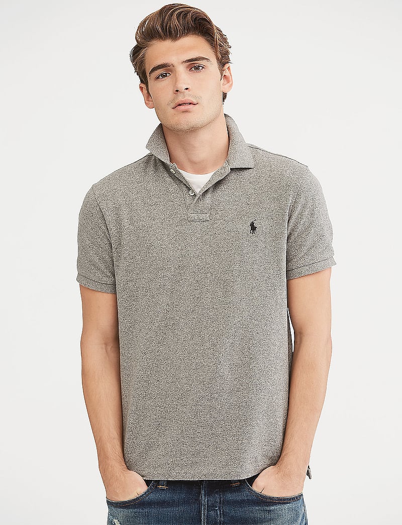 Polo Ralph Lauren - Custom Slim Fit Mesh Polo Shirt - lyhythihaiset - canterbury heathe - 5