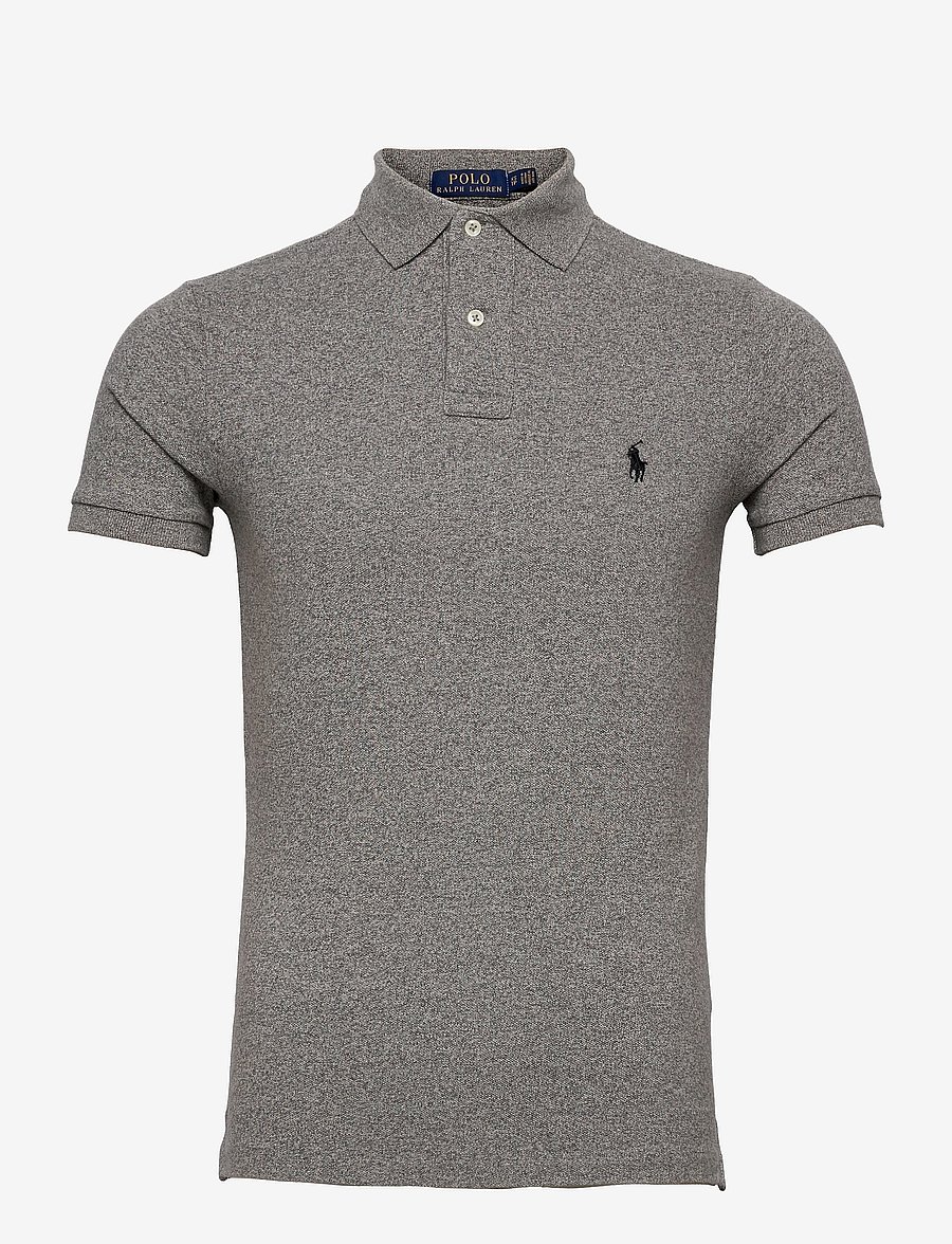 Polo Ralph Lauren - The Iconic Custom Slim Fit Mesh Polo - kurzärmelig - canterbury heathe - 1