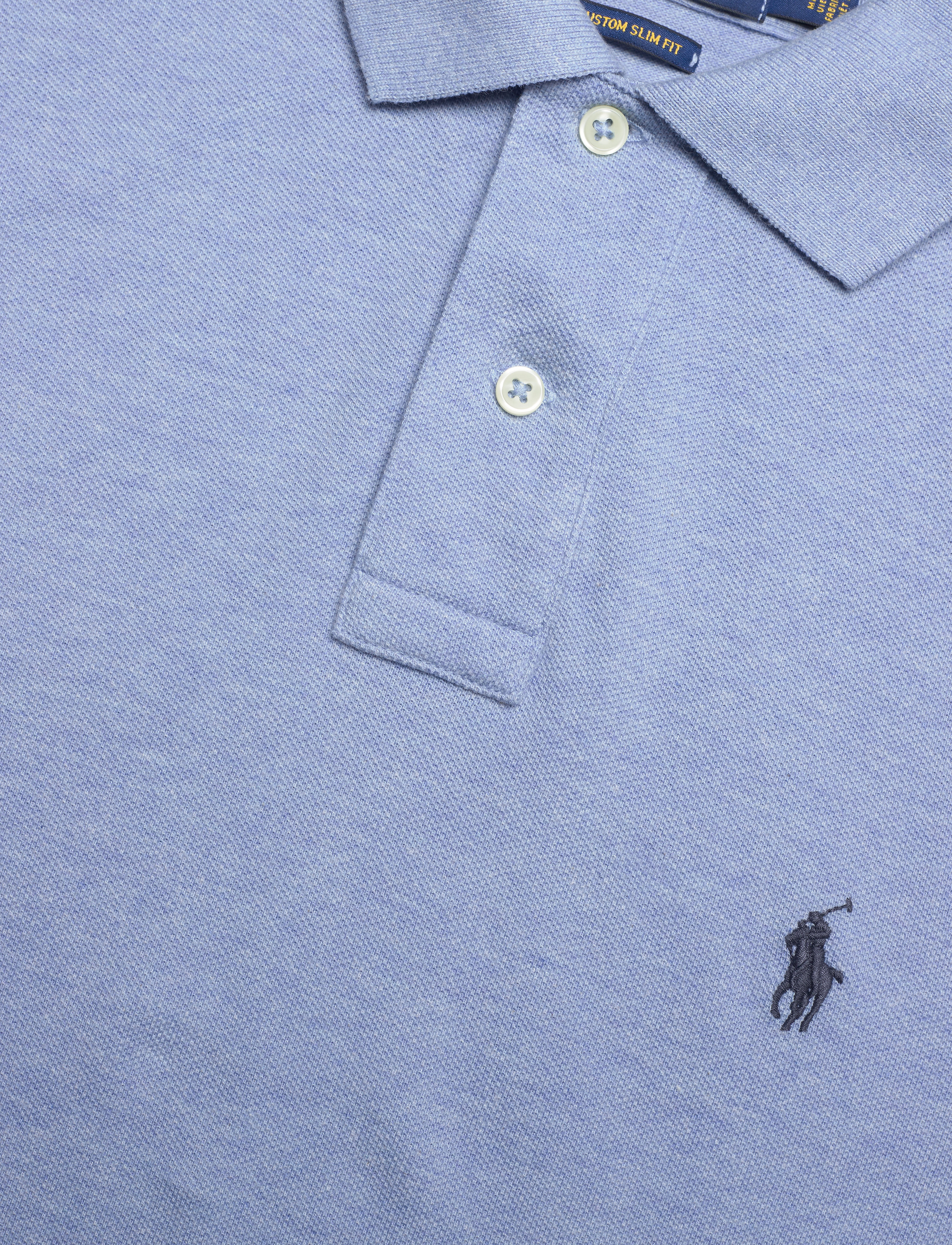Polo Ralph Lauren - The Iconic Custom Slim Fit Mesh Polo - kortærmede poloer - isle htr - 5