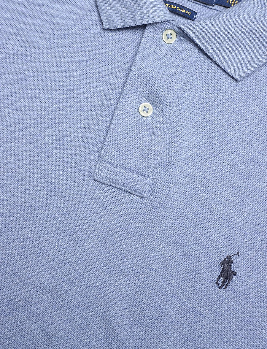 Polo Ralph Lauren - The Iconic Custom Slim Fit Mesh Polo - lühikeste varrukatega polod - isle htr - 5