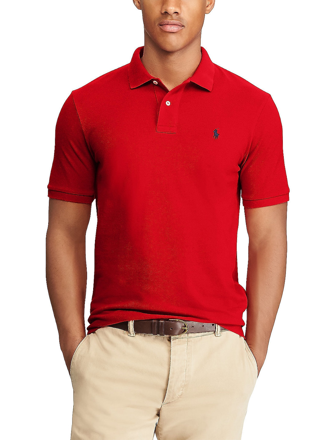 Polo Ralph Lauren - The Iconic Mesh Polo Shirt - krótki rękaw - rl2000 red - 2