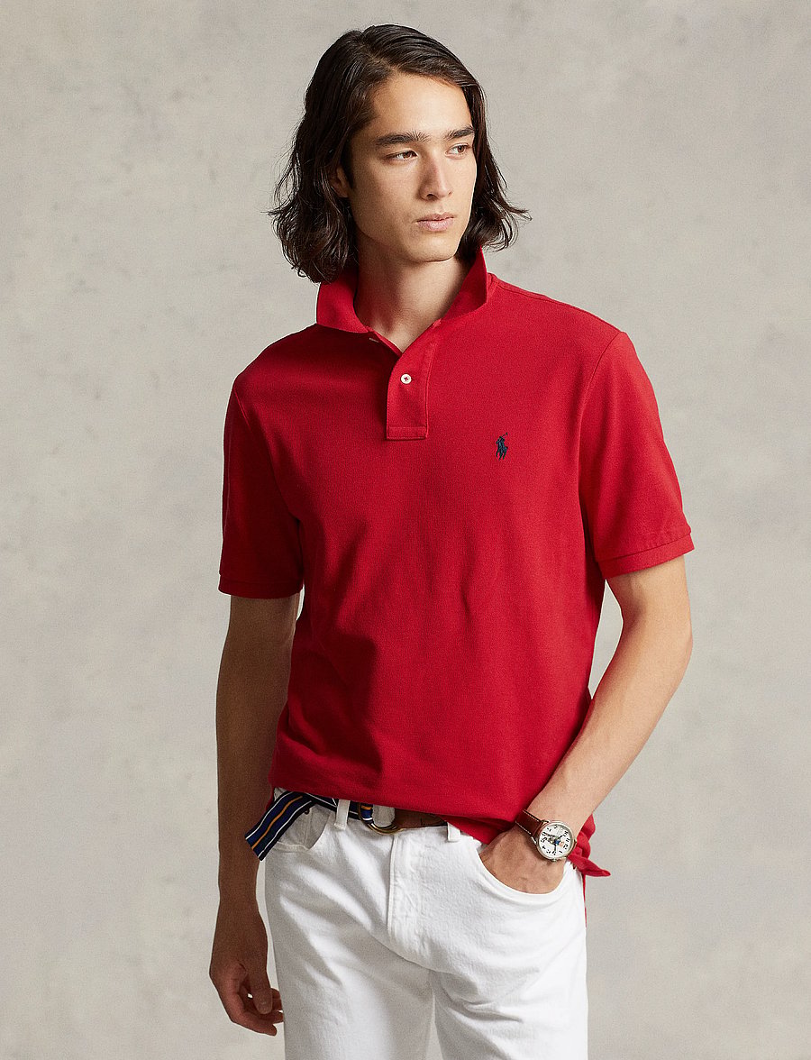 Polo Ralph Lauren - The Iconic Custom Slim Fit Mesh Polo - kurzärmelig - rl2000 red - 0