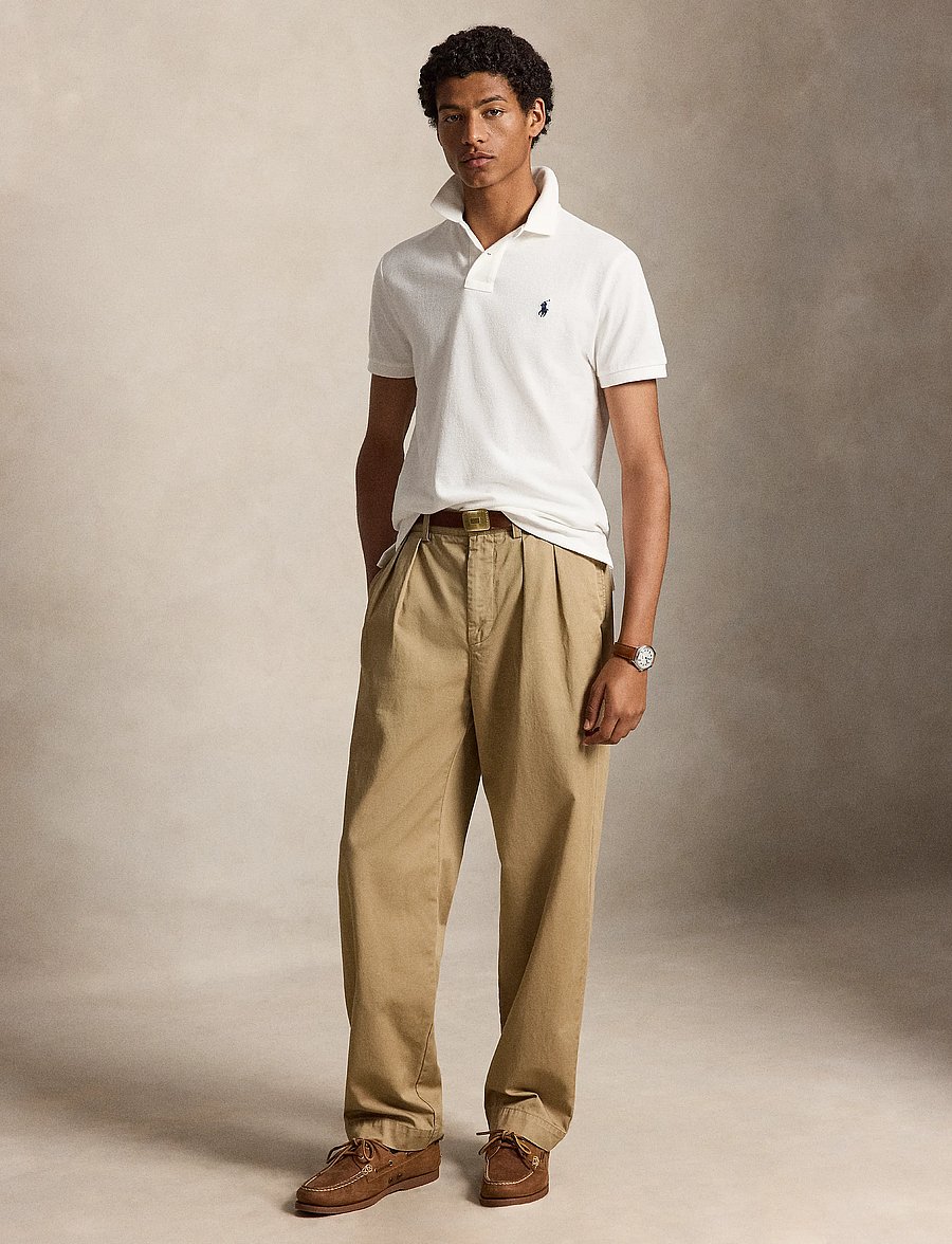 Polo Ralph Lauren - The Iconic Custom Slim Fit Mesh Polo - kurzärmelig - white - 5