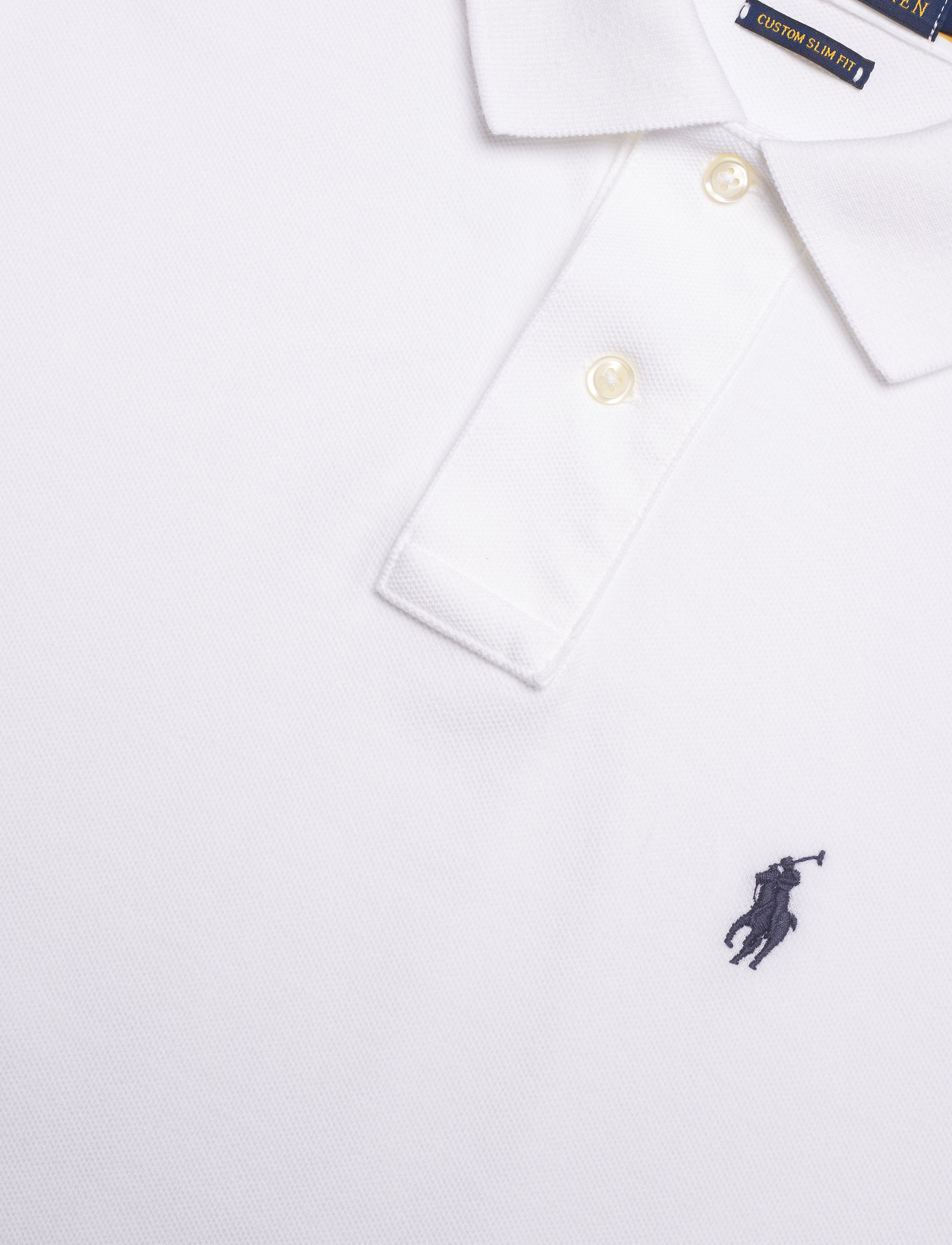 Polo Ralph Lauren - The Iconic Custom Slim Fit Mesh Polo - polos à manches courtes - white - 5