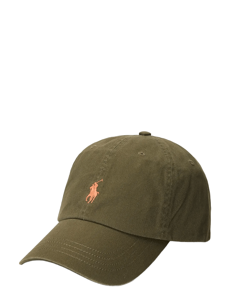 Polo Ralph Lauren - The Iconic Cotton Chino Ball Cap - czapki - canopy olive - 0
