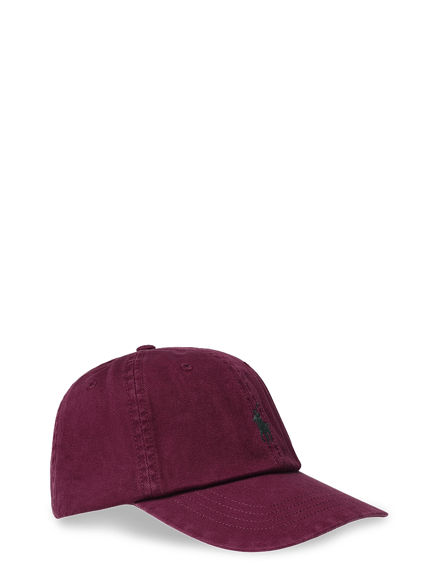 Polo Ralph Lauren - The Iconic Cotton Chino Ball Cap - mütsid ja nokkmütsid - classic wine w/ c - 0
