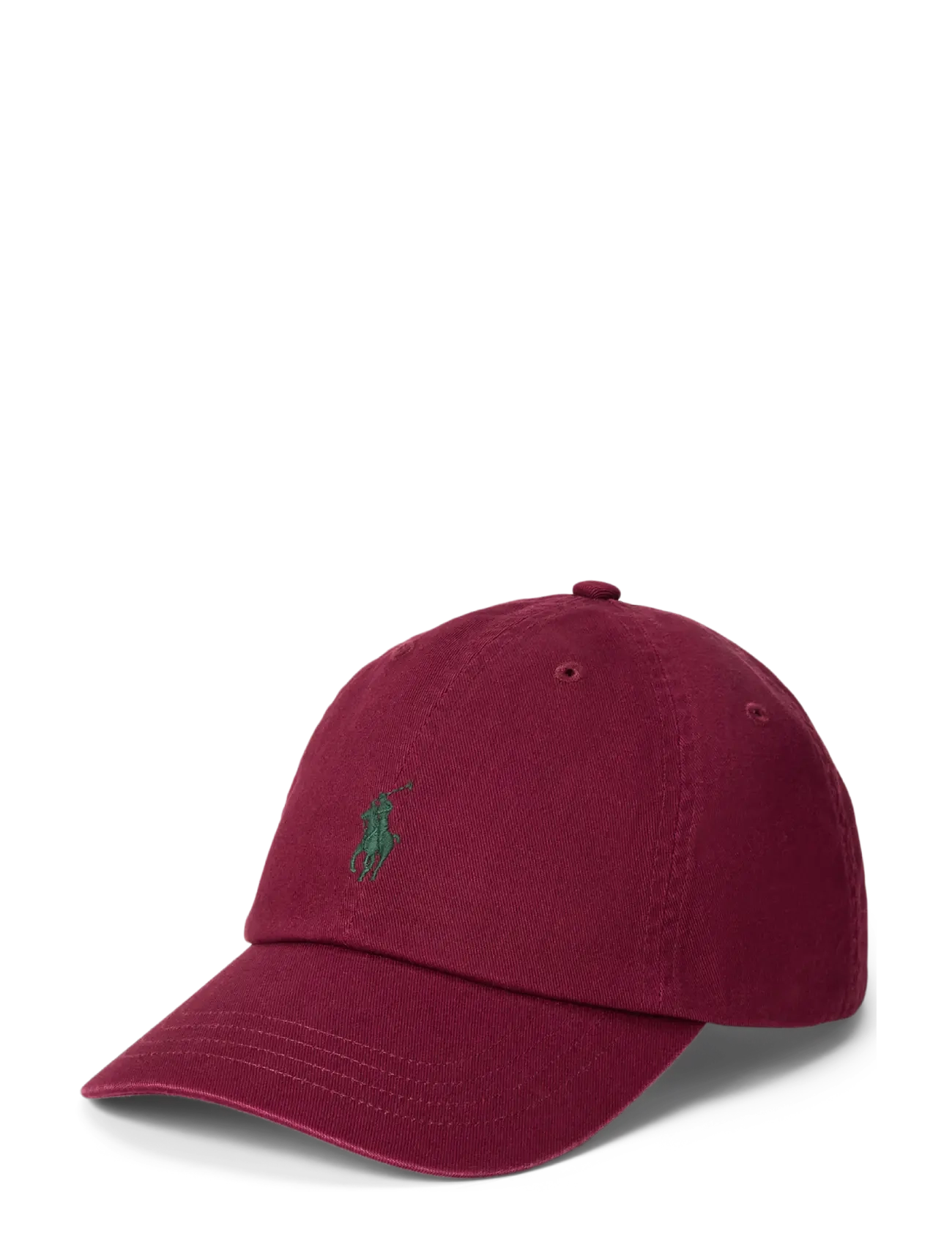 Polo Ralph Lauren The Iconic Cotton Chino Ball Cap - Mützen & Caps - CLASSIC WINE W/ C / burgundy
