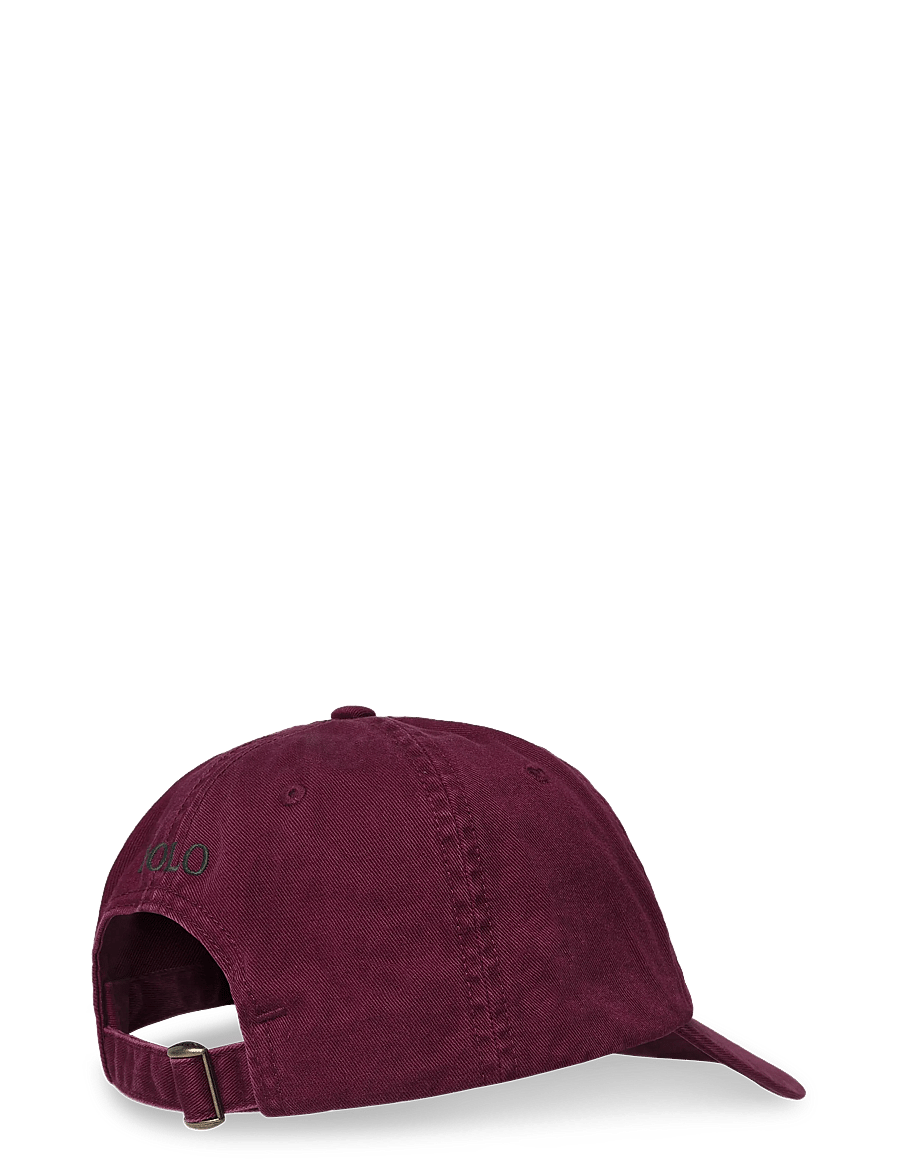 Polo Ralph Lauren - The Iconic Cotton Chino Ball Cap - mütsid ja nokkmütsid - classic wine w/ c - 1